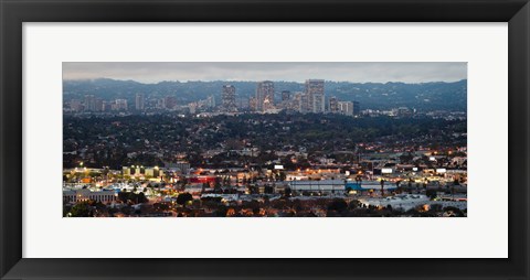 Framed Century City, Culver City, Los Angeles County, California Print