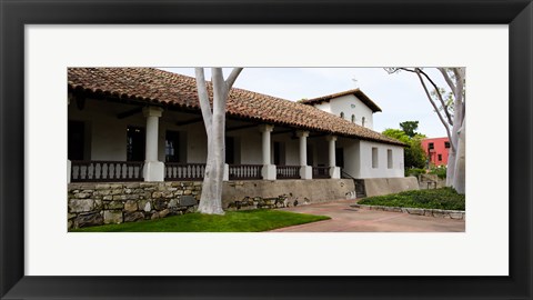 Framed Church, Mission San Luis Obispo, San Luis Obispo County, California, USA Print