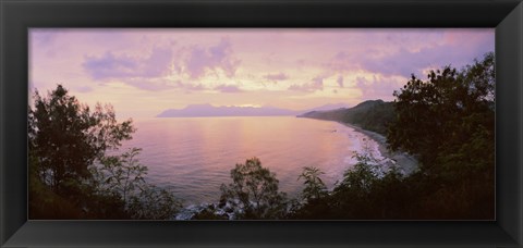 Framed Coastline, Flores Island, Indonesia Print