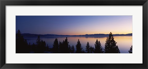 Framed Lake Tahoe, California Print