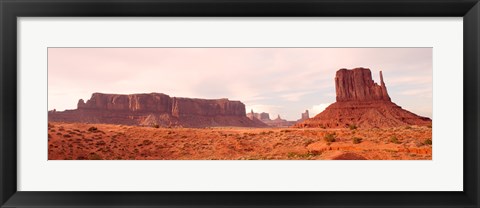 Framed Buttes Rock Formations at Monument Valley Print