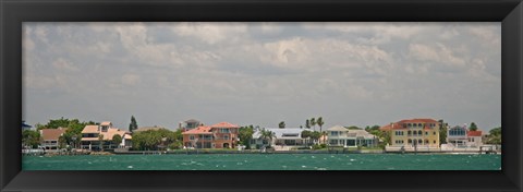 Framed View toward Cabbage Key from St. Petersburg in Tampa Bay Area, Tampa Bay, Florida, USA Print