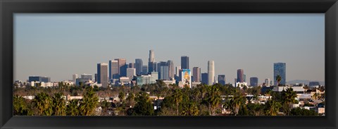 Framed Downtown Los Angeles, City of Los Angeles, California, USA Print