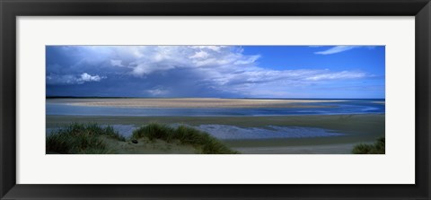 Framed Clouds over Budle Bay, Northumberland, England Print