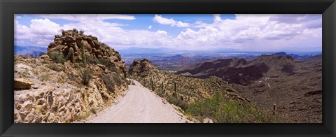 Framed Clouds over the Tucson Mountain Park, Tucson, Arizona Print