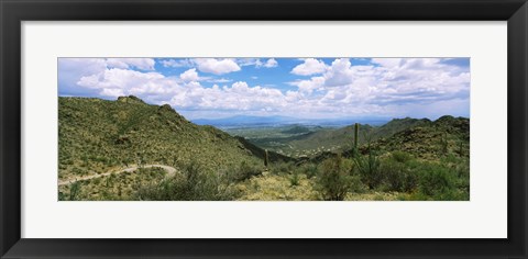 Framed Tucson Mountain Park, Arizona Print