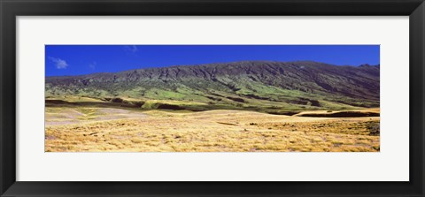 Framed Landscape with Haleakala Volcanic Crater, Maui, Hawaii, USA Print