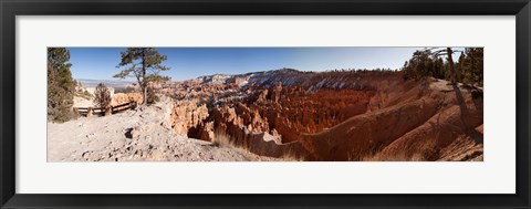 Framed Rock formations at Bryce Canyon National Park, Utah, USA Print