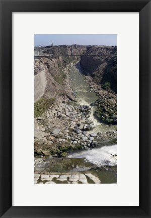 Framed Ruins along a river, Lima, Peru Print