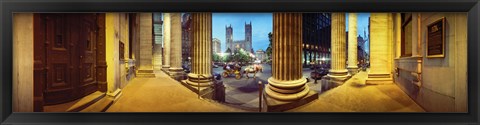 Framed 360 degree view of the Notre Dame De Montreal, Montreal, Quebec, Canada Print