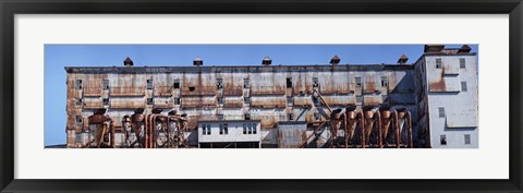 Framed Old Factory, Montreal, Quebec, Canada Print