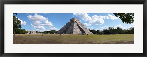 Framed Kukulkan Pyramid, Yucatan, Mexico Print