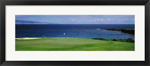 Framed Kapalua Golf Course, Maui, Hawaii Print