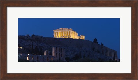 Framed Parthenon at dusk, Athens, Greece Print