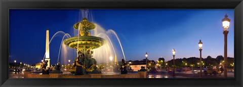 Framed Place de la Concorde, Paris, France Print