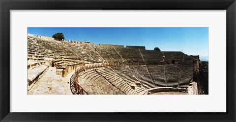 Framed Ruins of Hierapolis, Pamukkale, Denizli Province, Turkey Print