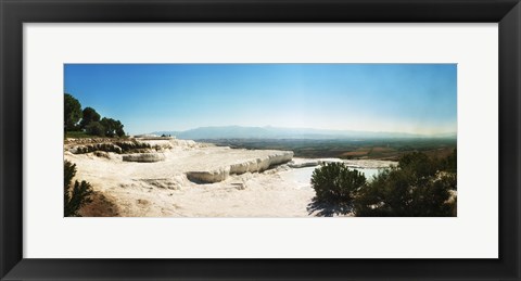 Framed Hot Springs and Pool Pamukkale, Denizli Province, Turkey Print