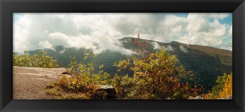 Framed Clouds over mountain range, Kaaterskill Falls area, Catskill Mountains, New York State, USA Print