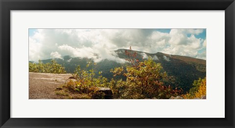 Framed Clouds over mountain range, Kaaterskill Falls area, Catskill Mountains, New York State, USA Print