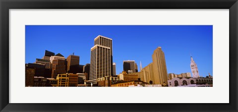 Framed Skyscrapers in a city, San Francisco, California, USA 2012 Print