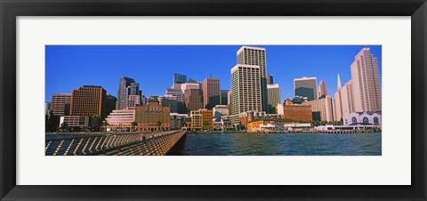 Framed Buildings on the San Francisco Waterfront Print