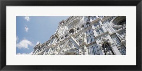 Framed Facade of Duomo Santa Maria Del Fiore, Florence, Tuscany, Italy Print