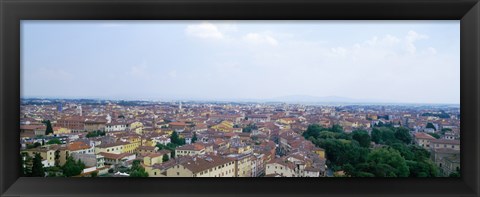 Framed Buildings in a city, Pisa, Tuscany, Italy Print