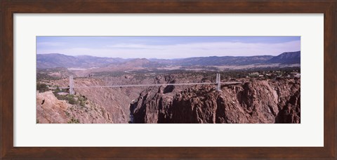 Framed Royal Gorge Suspension Bridge, Colorado, USA Print