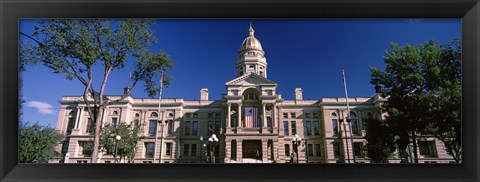 Framed Wyoming State Capitol Building, Wyoming, USA Print