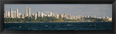 Framed Salvador skyline, Brazil Print