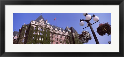 Framed Empress Hotel, Victoria, Vancouver Island, British Columbia, Canada Print