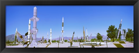 Framed White Sands Missile Range Museum, Alamogordo, New Mexico Print