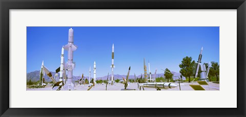 Framed White Sands Missile Range Museum, Alamogordo, New Mexico Print