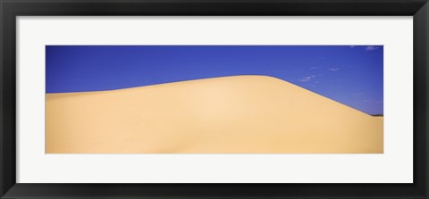 Framed Desert in New Mexico with Blue Sky Print