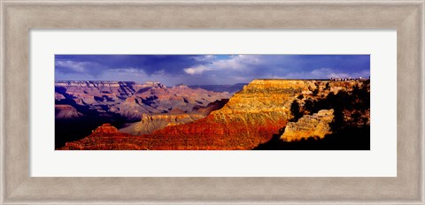 Framed Spectators at the Grand Canyon, Grand Canyon, Grand Canyon National Park, Arizona, USA Print