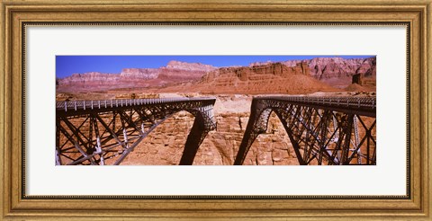 Framed Navajo Bridge at Grand Canyon National Park, Arizona Print