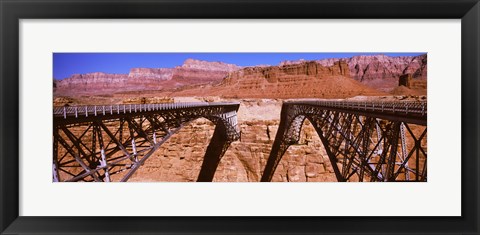 Framed Navajo Bridge at Grand Canyon National Park, Arizona Print