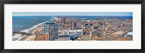 Framed Cityscape, Atlantic City, New Jersey, USA Print