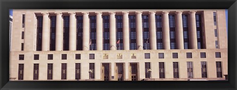 Framed Facade of a government building, Davidson County Courthouse, Nashville, Davidson County, Tennessee, USA Print