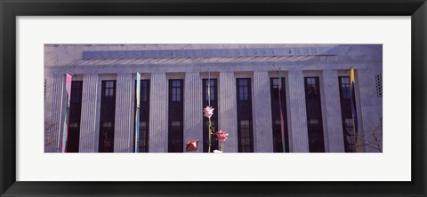 Framed Facade of the Frist Center For The Visual Arts, Nashville, Tennessee, USA Print