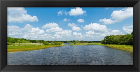 Framed Clouds over the Myakka River, Myakka River State Park, Sarasota County, Florida, USA Print