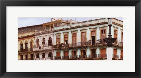 Framed Low angle view of buildings, Havana, Cuba Print