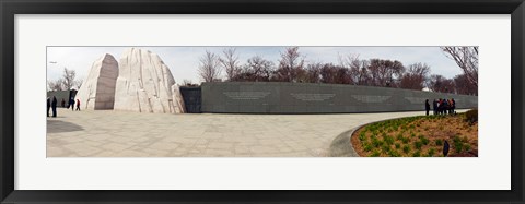 Framed Martin Luther King Jr. Memorial at West Potomac Park, The Mall, Washington DC, USA Print