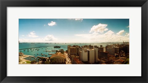 Framed Lacerda Elevator, Pelourinho, Salvador, Bahia, Brazil Print