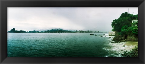 Framed Guanabara Bay, Niteroi, Rio de Janeiro, Brazil Print