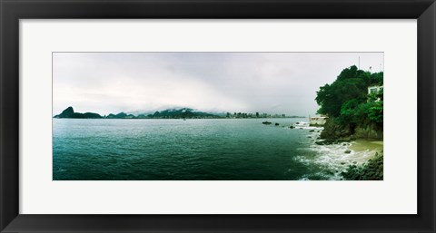 Framed Guanabara Bay, Niteroi, Rio de Janeiro, Brazil Print