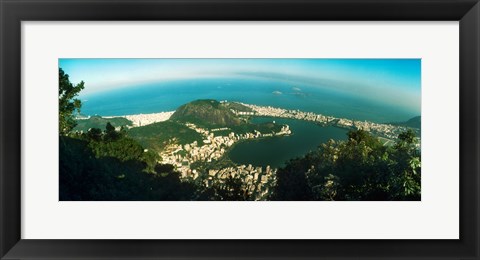 Framed Corcovado, Rio de Janeiro, Brazil Print