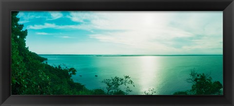 Framed Clouds over the ocean, Morro De Sao Paulo, Tinhare, Cairu, Bahia, Brazil Print