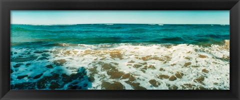 Framed Ocean View at Morro De Sao Paulo, Tinhare, Cairu, Bahia, Brazil Print