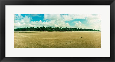 Framed Morro De Sao Paulo Beach, Bahia, Brazil Print